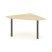 Угловой элемент переговорного стола SN-6.UPRG-031 (1180х1180х750) (Тиквуд Светлый/Металл Антрацит)