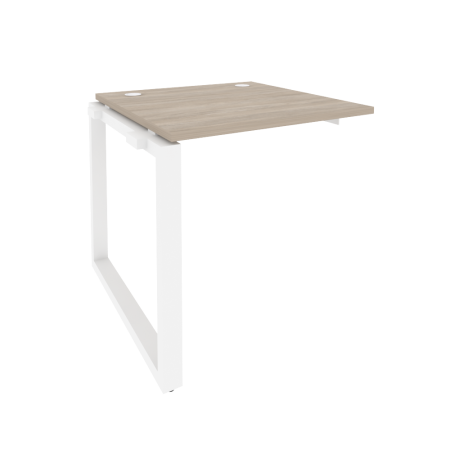 Наборный элемент рабочей станции на О-образном м/к Onix O.MO-1.NRS-0.8 780x800x750 (Дуб Аттик/Белый Металл)
