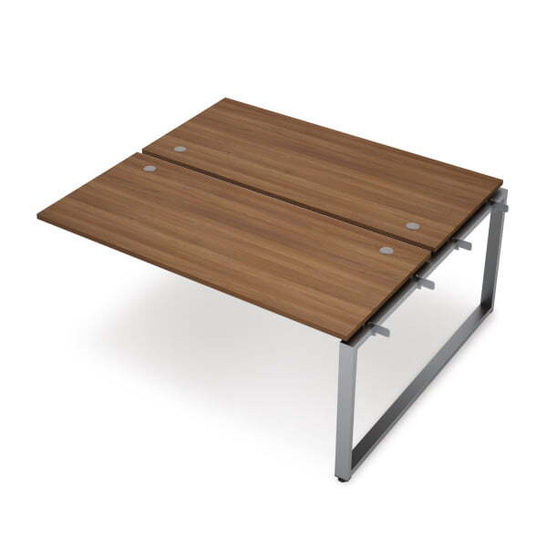 6МБС-О.6277 Бенч-система на 2 рабочих места, средний модуль (1000x1435x750) (Шамони темный/Алюминий матовый)