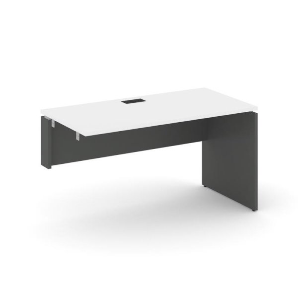 Стол-приставка к опорным элементам SN-D.OPRS-024(L) (1580х800х750) (Белый/Антрацит)