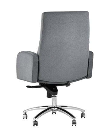 Кресло руководителя Лансет микровелюр темно-серый (Компьютерное кресло Лансет темно-серый)