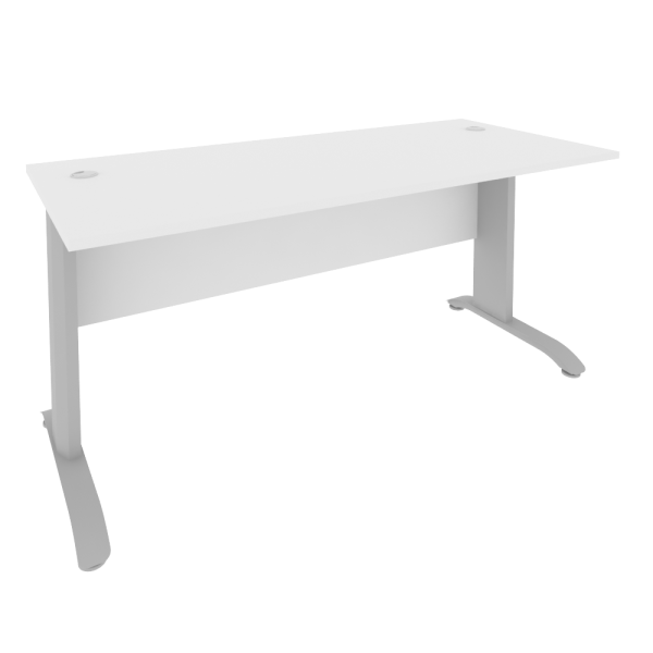 Стол письменный Riva ПЛ.СП-4 1600x720x750 (Белый/Металлик)