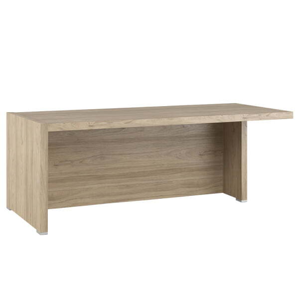 Стол письменный с асимметричными опорами, правый SOL297107 2000x880x750 (Вяз)