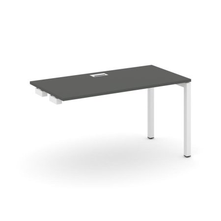 Стол-приставка к опорным элементам SN-5P.OPRS-004 (1580х600х750) (Антрацит/Металл Белый)