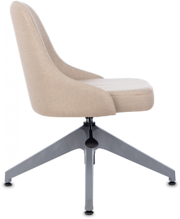 Кресло CH-340GLZ бежевый 38-402 крестов.4-луч. пластик пластик серый (Бежевый)