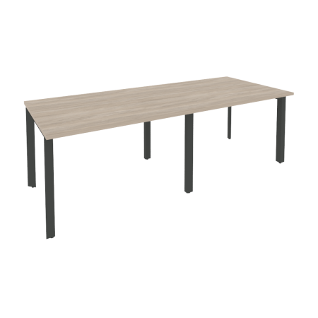 Стол переговорный Onix O.MP-PRG-2.2 2360x980x750 (Дуб Аттик/Черный металл)