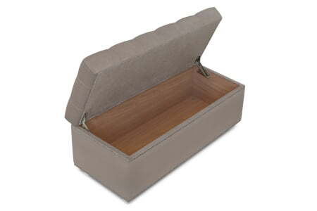 Банкетка Marcele 800 (820x420x450) Кремовый (Кремовый)