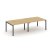 Стол переговорный SN-5P.SPRG-042.3 (2360х1180х750) (Тиквуд Светлый/Металл Антрацит)