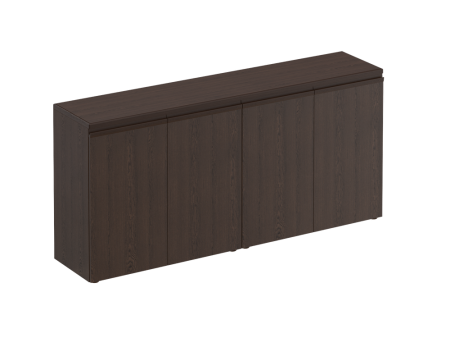 Шкаф для документов низкий закрытый Mark МК 306 1804x404x850 (Дуб валенсия)