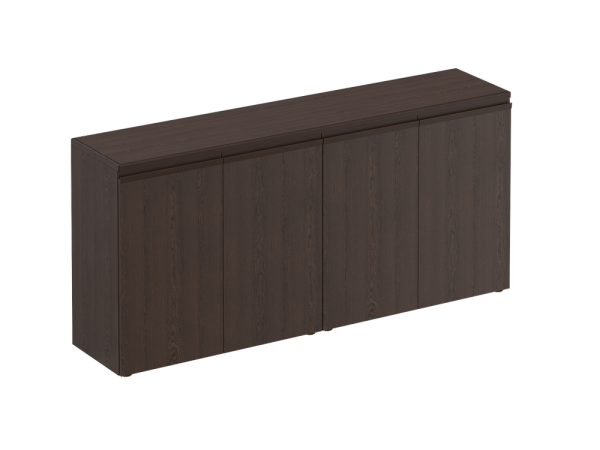 Шкаф для документов низкий закрытый Mark МК 306 1804x404x850 (Дуб валенсия)