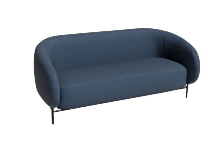 Диван двухместный BLT-2 (Сан 19/Металл Черный)