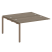 Проходной наборный элемент рабочей станции Metal System Style БП.ПРС-СП-2.3 1400x1475x750 (Дуб Наварра/Серый металл)