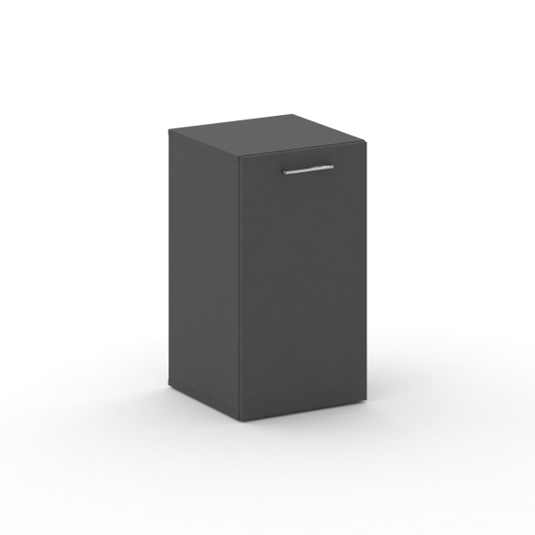 Шкаф узкий низкий Cross CRU.SU-301 (R) (450x460x807) (Базальт UM-Черный UM)