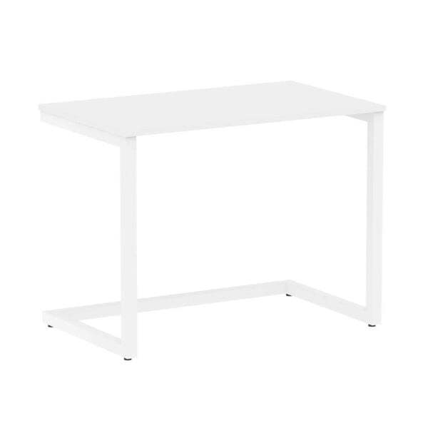 Компьютерный стол VR.SP-2-98 980x600x750 (Белый Бриллиант/Белый Металл)