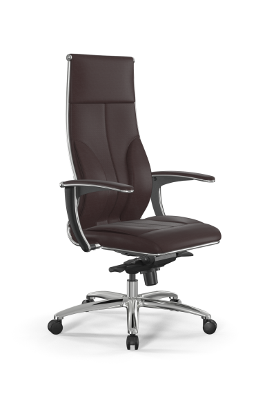Кресло для руководителя Метта Samurai L1-11U - Infinity /Kc06/Wm06/U0mL-mL(M06.B31.G04.W03) (Темно-коричневый)