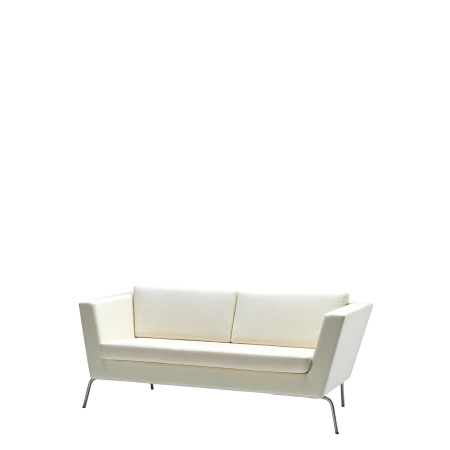 Диван офисный Барк (V-30) 2-х местный (Белый)