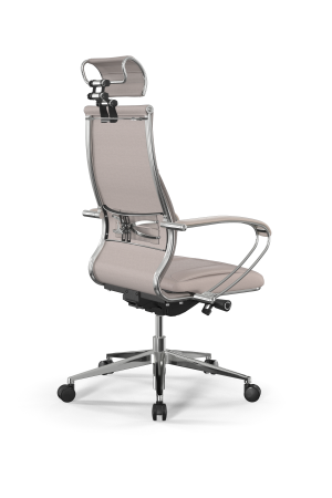 Кресло для руководителя Метта Samurai B2-11K - Infinity /Kc06/Wm06/K2cL/H2cL-3D(M26.B32.G25.W03) (Светло-бежевый)