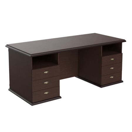 Стол руководителя двухтумбовый Raut RSDT 188 1800x800x750 (Венге Магия)