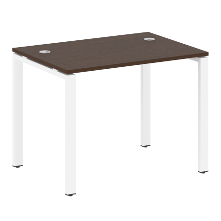 Стол письменный Metal System Style БП.СП-1 1000x720x750 (Венге Цаво/Белый металл)