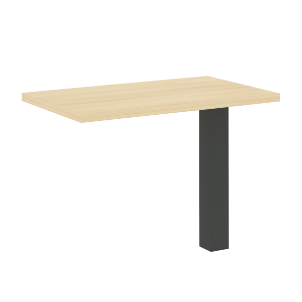 Брифинг-приставка с опорой LT.BR-3 (Акация Лорка/Антрацит металл)