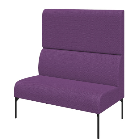 Диван Бридж. Модуль 2-местный высокий. (Модуль 2-местный высокий sweet_rose_violet)