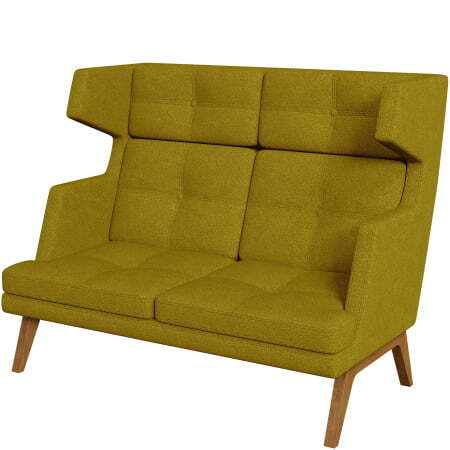 Диван офисный 2-х местный высокий Беверли (Диван 2-местный высокий dream_7)