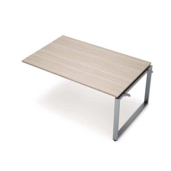 6МПС-О.604 Бенч-системы для переговорных столов, средний модуль (1600x1000x750) (Шамони светлый/Алюминий матовый)