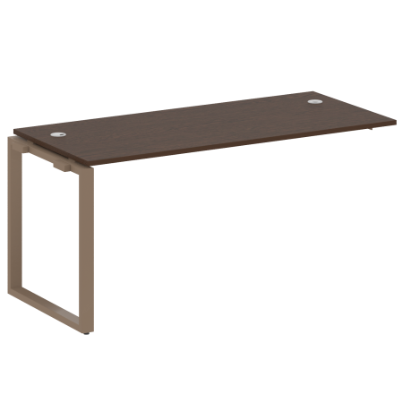 Проходной наборный элемент рабочей станции Metal System Style БО.ПРС-СП-1.4 1600x720x750 (Венге Цаво/Мокко металл)