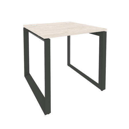 Стол рабочий на О-образном м/к Onix O.MO-SP-0.8 780x800x750 (Денвер Светлый/Черный металл)