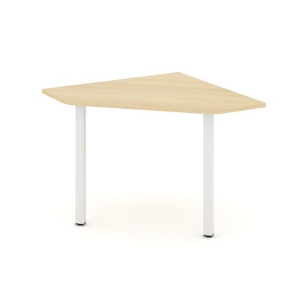 Угловой элемент переговорного стола SN-5.UPRG-001 (980х980х750) (Акация Лорка/Металл Белый)