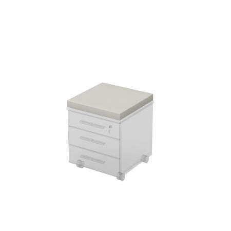 9ПТ.001 Подушка для тумбы (450x450x50) (Silver)