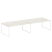 Переговорный стол 2 столешницы Metal System Style БО.ПРГ-2.5 3600x1235x750 (Дуб Наварра/Серый металл)