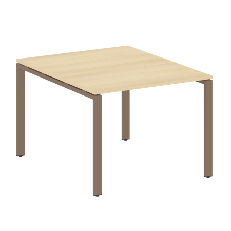 Переговорный стол 1 столешница Metal System Style БП.ПРГ-1.1 1000x1235x750 (Акация/Мокко металл)