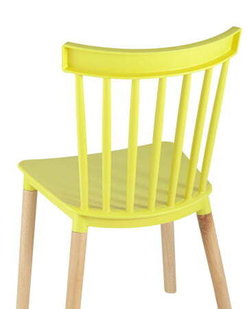 Стул Field пластик желтый (Стул пластиковый Field желтый)
