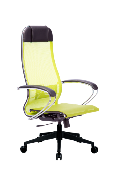 Кресло для руководителя Метта МЕТТА-4(MPRU)/подл.131/осн.002 (Лайм)