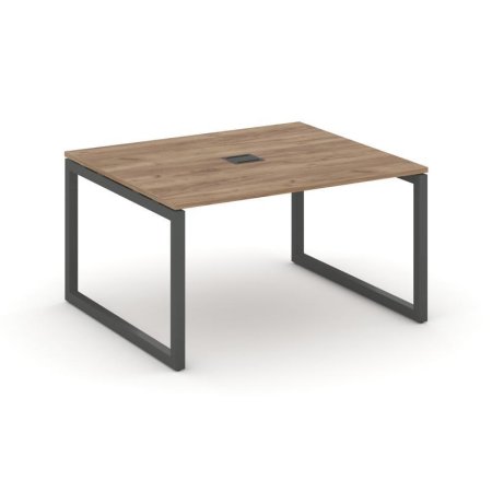 Стол переговорный SN-5O.SPRG-032 (1180х1180х750) (Дуб Табак/Металл Антрацит)