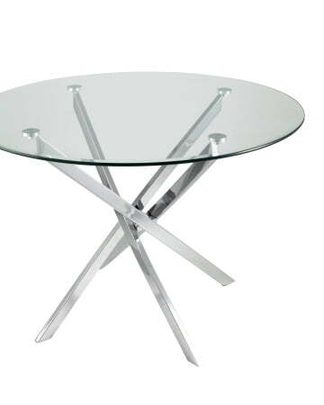 Стол Hydra D100 (Стол обеденный Гидра прозрачный)
