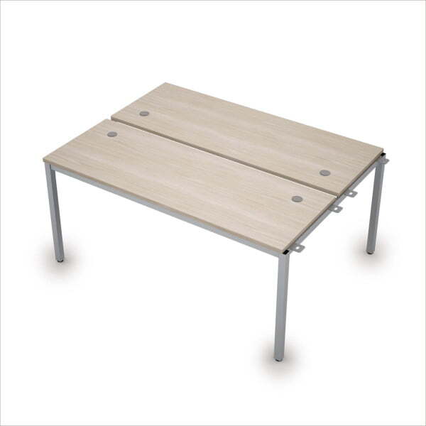 6МБН.264 Сдвоенные бенч-системы, начальный модуль (1600x1235x750) (Шамони светлый/Алюминий матовый)