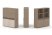 Тумба двойная + высокая надставка ES.NB.2V-4 (1500х410х1520) (Латте/Тиквуд Светлый)