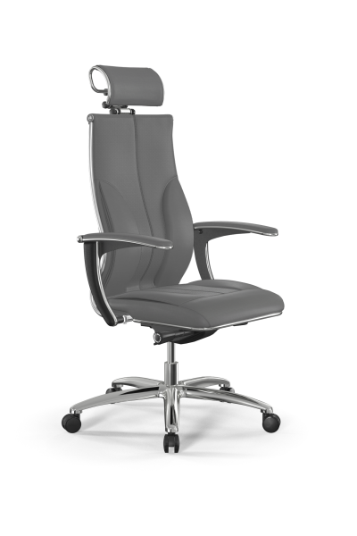 Кресло для руководителя Метта Samurai B2-11U - Infinity /Kc06/Wm06/U0mL-mL/H2cL-3D(M26.B31.G20.W03) (Серый)