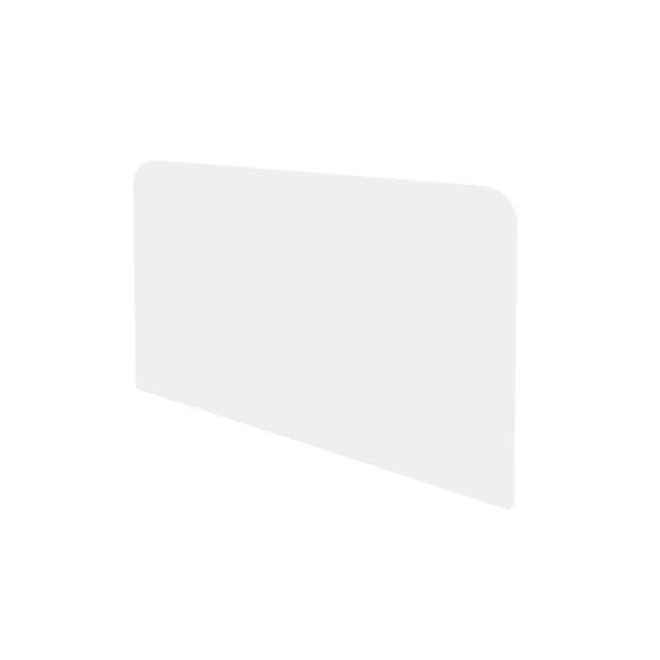 Экран боковой для столов с глубиной столешницы 720мм Slim С.ЭКР.Б-72 720x435x18 (Белый)