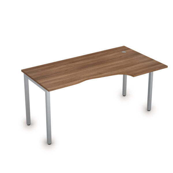 Стол письменный на металлокаркасе прав Стиль 2М.121 1600x900x750 (Шамони темныйСерый)