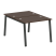 Рабочая станция Metal System Style БА.РАС-СП-2.1 1000x1475x750 (Дуб Наварра/Серый металл)