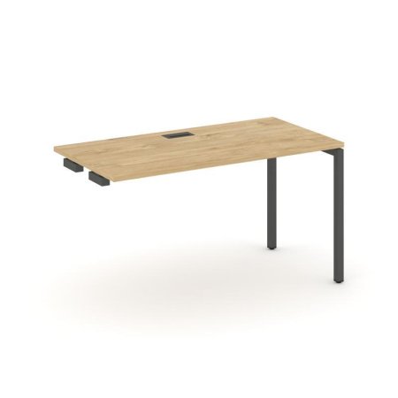 Стол-приставка к опорным элементам SN-4P.OPRS-014 (1580х700х750) (Тиквуд Светлый/Металл Антрацит)