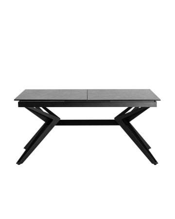 Стол обеденный Олимпия раскладной 160-210*90 керамика темная (Стол обеденный Олимпия черный)