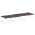 Рабочая станция Metal System Style БО.СМ-6.4 4800x1475x750 (Дуб Наварра/Серый металл)
