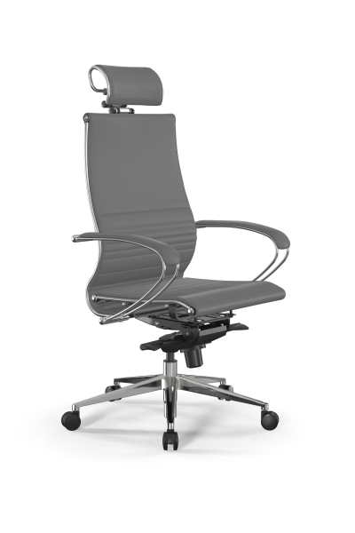 Кресло для руководителя Метта Samurai L2-7K - Infinity /Kc04/Nc04/K2cL/H2cL-3D(M06.B32.G11.W03) (Серый)