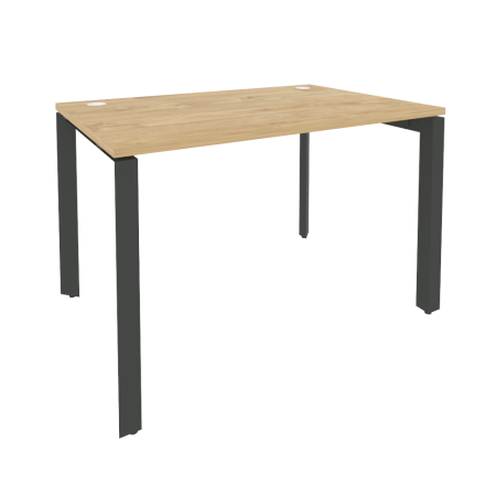 Стол рабочий на П-образном м/к Onix O.MP-SP-2.8 1180x800x750 (Тиквуд Светлый/Черный металл)