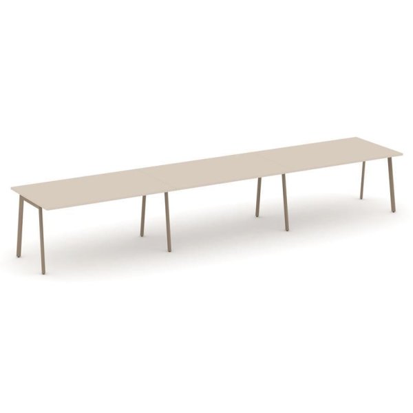 Стол переговорный ES.PRG-3.4-P (4740х980х750) (Капучино/Металл Латте)