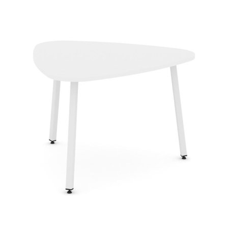 Стол переговорный SN-4.SPRG-71.3 (1200х1200х750) (Белый/Металл Белый)